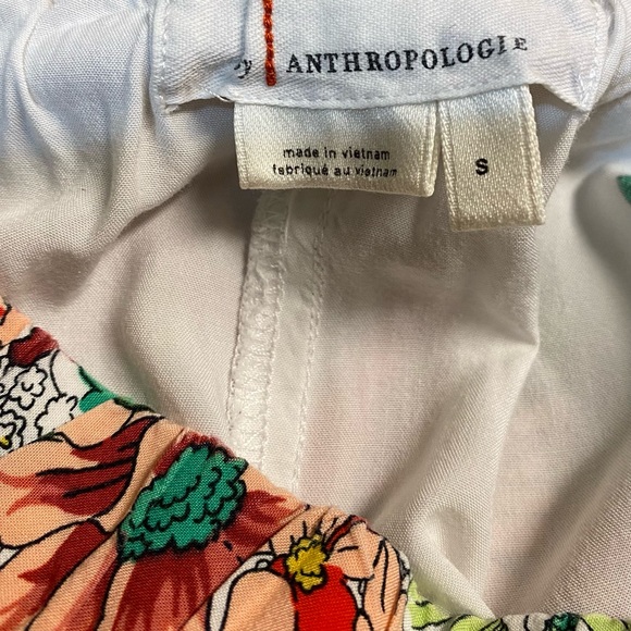 By Anthropologie Floral Flowing Pant sz S - Picture 2 of 4